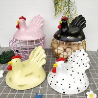 Wrought Iron Egg Cage Fruit Storage Basket