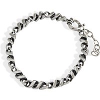 Pulsera Twisted nueva plata de ley 925 hecho a mano para las mujeres de los hombres de joyeria de la vendimia simple plata ester