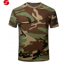 Woodland Camo O Neck T Shirt