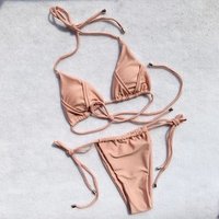 Piece Velvet Bikini Swimwear