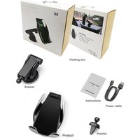 new product ideas 2019 New Smart Sensor Car Wireless Charger S5 Supports QC Qi 10W Fast Charging for smart phone