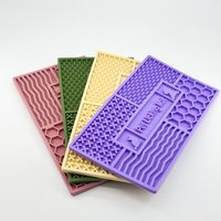 Dog Puzzle Products Bathing Grooming Training Licking Mat for Dogs and Cats Slow Feeder Lick Pad Silicone Pet Bowls & Feeders