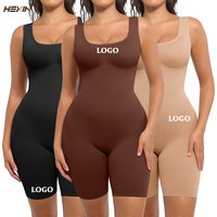 HEXIN Custom Seamless Full Body Shaper Butt Lifter Ladies Body Shaper Plus Size Women Wholesale Shapewear Bodysuit