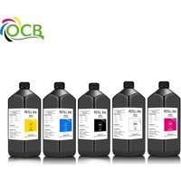 Ocbestjet 2024 1000ML High-end Soft and Hard UV DTF Ink for UV Digital Printing Flatbed Printer Machine