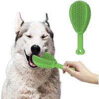 Non-Toxic FDA Approved Silicone Pet Dog Toothbrush Toy Effective Toothbrush Dog Brushing Stick Chew Teeth Cleaning