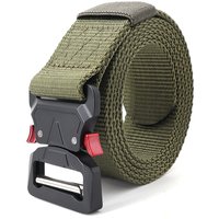 Sales Men's Belts in a Variety of Colors and Sizes Casual Outdoor comfort Nylon Rigging Quick Release Metal Buckle Canvas Belt