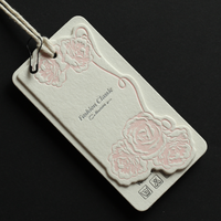 Custom Factory Garment Price Cardboard Shirt hang Tags