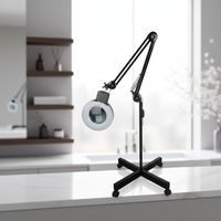 Eyelash Extension Beauty Salon Magnifier Glass Lamp Skincare Nail Art Led Light with Floor Magnifying Lamp