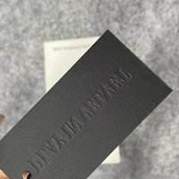 Customized High-end Printed Clothing Hair Hang Tags Thickened Three-dimensional Embossed Labels