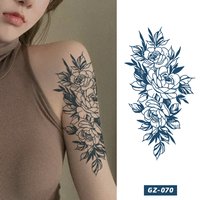 Affordable Tattoo Sticker Skin Safe Fake Medium Size Temporary Tattoo Waterproof Lasting 2 Weeks Semi Permanent Jagua Tattoo