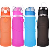 2019 New Private Label Sport Bottle Collapsible Drink Bottle Water Bottles With Custom Logo