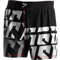Summer Men's Athletic Shorts 140GSM Lightweight No Liner Relaxed Fit Maximum Mobility Long Tasting Print for Gym Workout