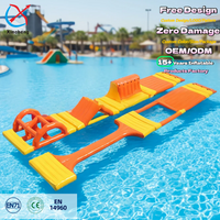 Customize Commercial Adult Slide Trampoline Inflatable Floating Aqua Water Park for Adults