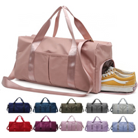 2026 New Brand Designer Custom Gym Sports Bag Ladies Polyester Tote Duffle Bag Fitness Sport Travel Bag With Shoes Compartment
