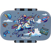 Hot Sale Custom Logo 4 Compartment Portable Airtight Rectangular Bento Box Microwaveable Kids Lunch Heatable BPA Free Storage