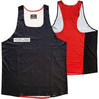 Seamless Sporty Singlet Spandex Polyester Breathable Quick Dry Sleeveless Stock Sample