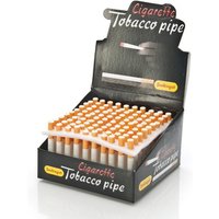 Metal Aluminum Cigarette Shape 78mm Length Smoking Pipes Portable One Hitter Pipe Herb Tobacco Smoking Pipe