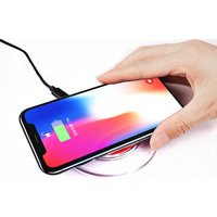 K9 Universal Crystal Qi Wireless Charger With LED Light Mobile Phone Wireless Charging UUTEK