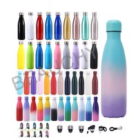 2024 New Stainless Steel Sport Cola Water Bottles Wholesale Custom Logo 500ml 17oz Vacuum Insulated Water Bottle Sport BPA Free