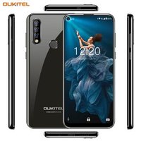 OUKITEL C17 pro 6.35 inch 19.5:9 blind hole screen Wide Angle Triple Camera 4GB+64GB Android 9.0 Global Dual 4G Smartphone