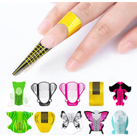Wholesales Professional Crystal Nail Poly Gel Extending Paper Holder Builder UV Gel Tip Extension Builder Form