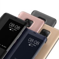 2019 Wholesale Side Window Clear View Case Smart Leather Flip Case for huawei P20 P30 PRO Mate 20 X Mate 20 PRO