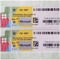 Computer Systems Software Genuine multi-Language Windows 7 Pro Professional Coa License Sticker