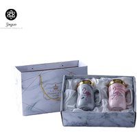 Marble Matching Coffee Mug Set Couples