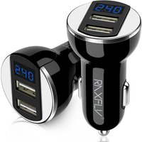 Free Shipping RAXFLY 3.1A Max Mobile Charging Dual Ports Usb Vehicle Truck Car Cell Phone Charger With Led Display