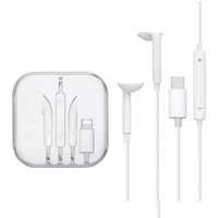 Noise cancelling control ear phone stereo original wired blue tooth earphone with microphone for iphone 7/8/X/XS/SR