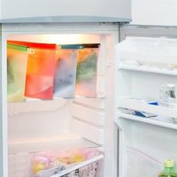 Promotional reusable silicone food storage bag silicone bags reusable for fridge fresh food
