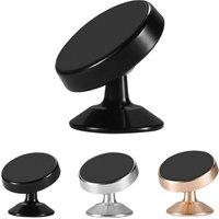 360 degree flexible universal magnetic car cell phone holder support custom logo metal phone holder for phones