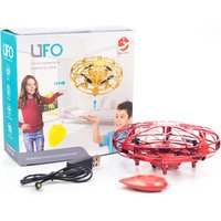 UFO Infrared Sensor Aircraft Mini 4 Axis Flight Toy Drone with Water Drop Remote Control USB Cable