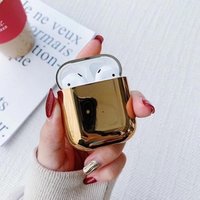 OEM protect shiny earphone cover TPU glitter electroplating for airpods case Factory price