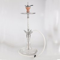 Large Stainless Steel Wooden Shisha Hookah Silicone Hoses