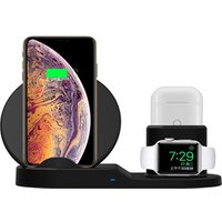 2019 New Arrival 3 in 1 Wireless Charger Stand for iphone 8 X Charger Dock Station Charger for air pods Apple Watch Series