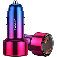 Baseus 2019 new Universal Dual QC Type-C PD+QC Input DC12-24V USB Car Charger Fast Charging For Mobile Phone