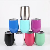 Stainless Steel Egg Shape Travel Mug Lid