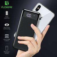 FLOVEME LED Digital Display 10000 mah Power Bank Portable Mini Mobile Phone Battery Charger Power Bank