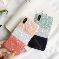 Free Shipping Sea Shell Cool TPU Soft Cover for Girls colorful Skin Case For iPhone X Xs Max Xr 7 8