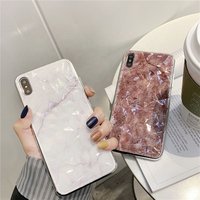Summer Style Anti Gravity Pouch protective Marble Diamond Phone Back Case for iphone 8/7 plus