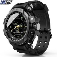LOKMAT Men Sports Bluetooth Activity Smart Watch Waterproof Fitness Tracker Incoming Call Message Notification Smart Wrist Watch