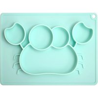 Export Quality Cheap Unbreakable Baby Feeding Dishes Silicone Plate For Kids