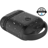 Compatible for Apple Airpods Waterproof Case Cover IP68 Silicone Full Body Protection Shockproof Skin with Anti-lost Keychain