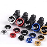3 in 1 portable fish eye macro wide angle phone Lens for Mobile Phones