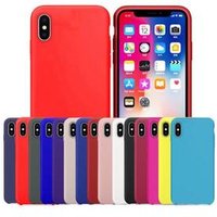 Luxury Offical Silicone Case For iPhone 7 Plus 3D Soft Case For iPhone XR XS MAX 8 plus Cover For iPhone 8 6 7 Plus