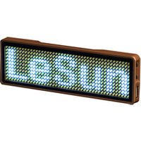 Flashing Name Tag USB Programmable Scrolling Message LED Badge Pin
