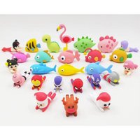 Cartoon PVC data line protector cable bite