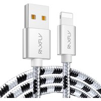 Free Shipping RAXFLY Oem Accepted New Design Nylon Braided 2M Lighting Usb Cable For Apple For iPhone