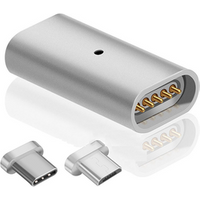 Magnetic Adapter Micro USB C Connector Fast Charging Data Transmission Adapter for Samsung Galaxy Huawei Xiaomi LG